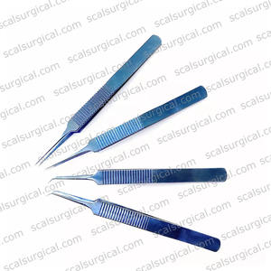Pinzas quirúrgicas de titanio, instrumentos para transplantar cabello recubierto - Product Image 3