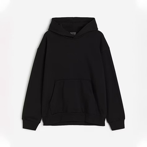 Sweat-shirt à col rond pour homme, taille XL, 100% coton, coupe régulière, manches longues, décontracté, uni, tissé, doublé, écologique, teinture unie - Product Image 3