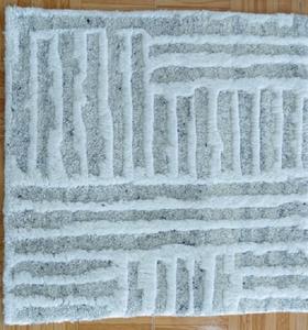 Ma-rốc Fluffy len cao đống Vòng đống Tay Thắt Nút Thảm khu vực Thảm phẳng dệt Jacquard Máy làm in thiết kế Ấn Độ - Product Image 1