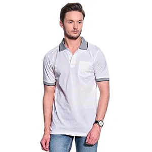 Polos de algodón con cuello para hombre y logotipos OEM personalizados que se pueden usar como uniformes de trabajo Ropa para hombre Fine Pol