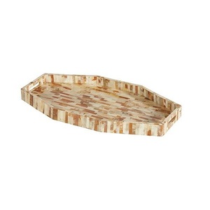 Bandeja de Madera para Servir Alimentos con Diseño Fabuloso, Forma y Tamaño Personalizados, Bandeja para Servir Dulces y Dátiles para Uso Doméstico - Product Image 1