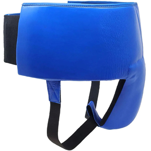 Venta al por mayor de cuero superventas de boxeo ingle protector ajustable transpirable ecológico equipo de lucha uso para hombres - Product Image 2