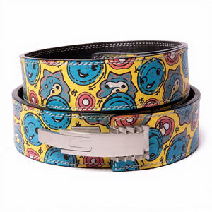 Ceinture de levage réglable en cuir véritable 13 mm, robuste et souple, pour l'entraînement de force et le soutien du dos - Product Image 1
