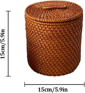 Round Rattan <b>Storage</b> <b>Box</b> with Lid Handmade <b>Storage</b> <b>Box</b> Eco-Friendly Natural Home and Home <b>Decor</b> Wholesale from Vietnam - Product Image 2