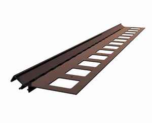 Renoplast ®   Profilé de nez de marche en aluminium V LED pour sols en résine - Profilé d'escalier, profilé de bordure de carrelage - Product Image 4