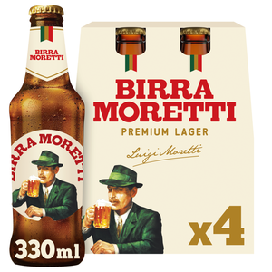 Cerveza Lager Premium Moretti, Caja de 12 Botellas de 330 ml, 4.6% Vol., Estilo Italiano, Caja de Cerveza Pálida - Product Image 5
