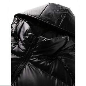 Mens bubble puffer jacket winter casual hooded <b>coat</b> insulated <b>padded</b> outerwear wholesale custom logo manufacturer - Product Image 4