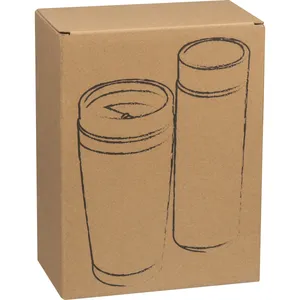 Ensemble cadeau d'affaires personnalisé Hector : tasse et bouteille d'eau, gadgets - Product Image 2