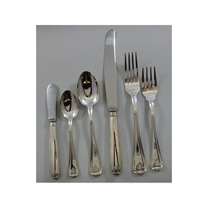 Luxury Design Flatware Set Creative Stainless Steel Tableware Silver Cutlery Set for Home Hotel <b>Tabletop</b> Decorative Flatware Set - Product Image 2