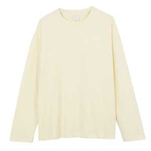 T-shirt à manches longues coupe ajustée pour hommes avec col rond 100% coton de haute qualité avec impression personnalisée Service OEM et logo en stock - Product Image 2