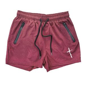 Short de plage à impression personnalisée pour hommes, short d'été à séchage rapide avec poches latérales à double fermeture éclair, short de course à pied pour entraînement de basket-ball et de gymnastique - Product Image 3