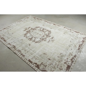 Tapis de 6,1 x 8,6 pieds, tapis turc vintage, tapis en laine marocaine blanche - Product Image 2