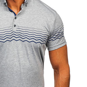 Ropa de Golf Personalizada de Alta Calidad, Material Deportivo de Secado Rápido, Corte Ajustado, Camiseta Polo Deportiva Estampada para Hombre - Product Image 6
