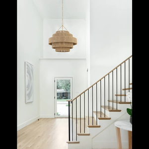 Bắc Âu Hiện Đại Trần Thông Tư Đèn Tiered Lịch Thi Đấu Ánh Sáng Mềm Mại Vàng Bóng Râm Cho Retro Vườn Mây Ánh Sáng Mặt Dây Chuyền - Product Image 3