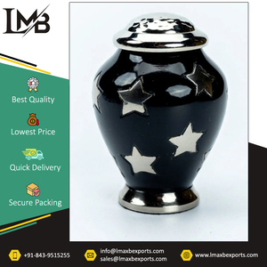 Proveedor de cantidad al por mayor de excelente calidad, diseño único, acabado personalizado, cenizas funerarias, recuerdo de aluminio, urnas de cremación - Product Image 3