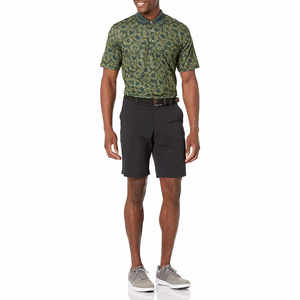 Vente en gros de polos de golf pour hommes avec logo personnalisé, nouveau design, 85% polyester, 15% élasthanne, séchage rapide, respirant, haute qualité - Product Image 2