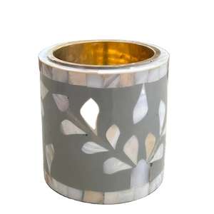 Brûleur d'encens classique en résine incrustée d'os, 7,5 cm, Oud, décoration d'intérieur, cadeau de Noël religieux, diffuseur d'aromathérapie - Product Image 5