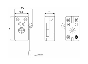 Interrupteur à levier unipolaire 250V 2A (Koala H038089) - Product Image 3
