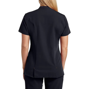 Ventes chaudes, nouveaux modèles, uniformes médicaux pour infirmières avec poches, tricotés en 100% coton, logo personnalisé, OEM, anti-rides, uniforme d'hôpital - Product Image 2