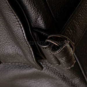 Gilet en cuir vintage sans manches, vêtement d'extérieur d'hiver, fermeture éclair, couleur et logo personnalisés, haute qualité pour hommes - Product Image 5