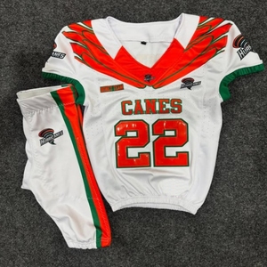 Camiseta de fútbol americano de sarga para jóvenes al por mayor/uniformes de fútbol americano personalizados - Product Image 3
