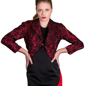 Elegantes Seiden-Draped-Kleid mit Bolero-Jacke für besonderen Anlass Party oder Veranstaltung, sexy und elegantes Damenkleid