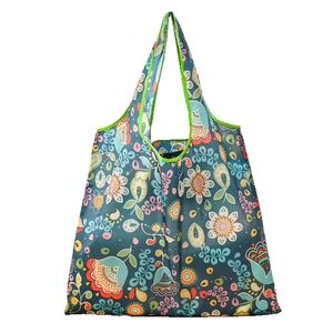 Sac de courses pliable, tendance, pour supermarché, portable, épaissi, grande capacité, écologique, imperméable, lavable - Product Image 4