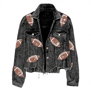 Mangoes Fashion Stylish Black Breathable Quilted Canvas <b>Sequin</b> Winter <b>Jacket</b> Patches Cotton Filling Detachable Hat Silk Lining - Product Image 1