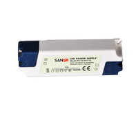 Controlador LED AC-DC de 15W, Carcasa de Plástico Impermeable a Prueba de Polvo, Tiras de Iluminación LED Flexibles de Color RGB