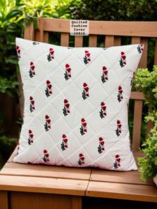 100% coton Vintage coussin couvre à la main géométrique sérigraphie jeter volants oreiller couvre maison décorative Floral jeter - Product Image 2