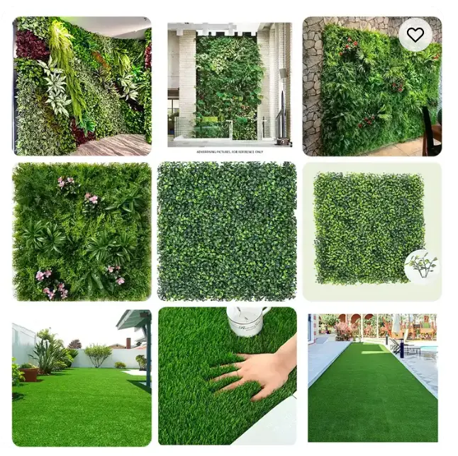 P4 finto muro pannello verticale giardino verde sfondo erba artificiale pianta siepe per la decorazione della parete