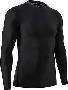 ADOREISM Rash Guard pour homme à manches longues UPF 50+ Protection solaire Chemises de compression de natation pour homme - Product Image 3