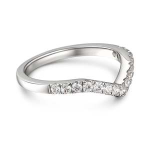 Jeulia วงแหวนแบบปรับได้ทำจากสแตนเลส18K สำหรับผู้หญิง - Product Image 2