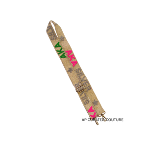 Sangle de sac d'équipe personnalisée pour le jour du match, sangle de sac à bandoulière en perles, sangle de sac à main brodée à la main, nom de l'équipe, de l'école, de l'université, du stade - Product Image 6