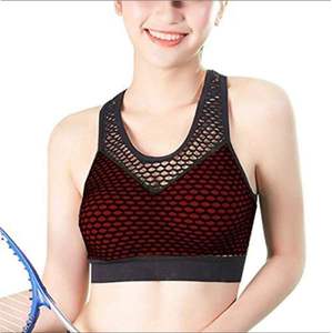 High Quality Unisex XS/XL Longline Sports Bra <b>Strappy</b> Open Back Workout Tank <b>Top</b> Medium Support Cross Athletic Yoga Breathable - Product Image 1