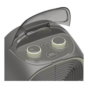 Imetec 2100W SILENT POWER Eco Fan Heater Gris et Vert 4030 2100W Chauffage Électrique Silencieux - Product Image 3