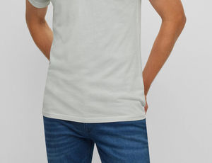 เสื้อโปโลผู้ชายแขนสั้นผ้าคอตตอนโพลีเอสเตอร์แห้งเร็วเสื้อผ้าแนวสตรีทแบบลำลองสำหรับ2025 - Product Image 5