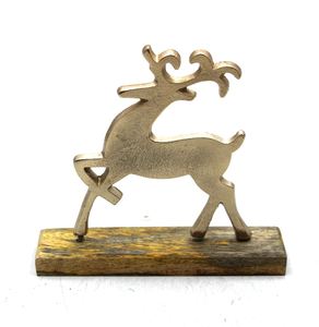 Vajilla de aluminio de diseño estándar, Reno para Navidad, Reno antiguo de cobre decorativo para decoración del hogar - Product Image 5