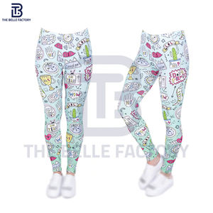 Mallas ligeras de punto de cintura media transpirables de secado rápido para yoga para mujer al mejor precio del fabricante - Product Image 6