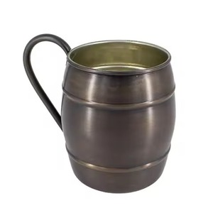 Tasse audacieuse noire de concepteur moderne avec l'idéal élégant de texture pour des cocktails de thé de café et des tables élégantes - Product Image 1