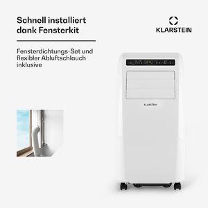 เครื่องปรับอากาศแบบพกพา 10000 BTU สำหรับบ้าน 3 in 1 ระบบทำความเย็น ลดความชื้น พัดลม ประหยัดพลังงานระดับ A+ ใช้สารทำความเย็น R290 สำหรับห้องขนาด 15-25 ตร.ม. ระดับเสียง 63 เดซิเบล สีขาว - Product Image 5