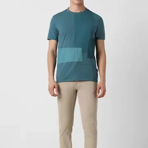 เสื้อยืดผ้าฝ้ายน้ำหนักมากของผู้ชายขนาดใหญ่พิเศษระบายอากาศได้ดีคอกลมผ้าโพลีเอสเตอร์ - Product Image 5