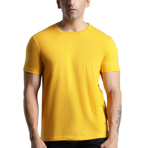 Camisetas para hombre con diseño de cuello redondo personalizado de talla adulta/camisetas de manga corta 100% de algodón hechas con material para hombre - Product Image 1