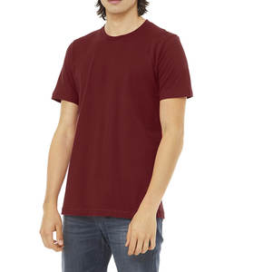 BELLA + CANVAS 3001 Idéal décontracté Premium T-shirt vierge pour hommes Elite Qualité Personnalisable Rouge Plain Crewneck Tee - Product Image 6