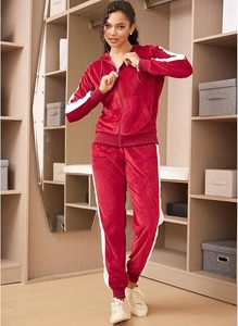 Survêtement à capuche en velours pour femme | Ensemble de survêtements 2 pièces | Vêtements d'hiver élégants et confortables | Fabricant et exportateur - Product Image 6