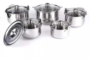 American High Spiral Steamer Tapa de vidrio Hot Spot Acero inoxidable ZC440 - Product Image 3