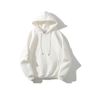 Heavyweight Acid-Washed Vintage Print Pullover Hoodie Custom Puff-Style Full-<b>Zip</b> <b>Hooded</b> Pullover for Men Winter Plain Dyed - Product Image 4
