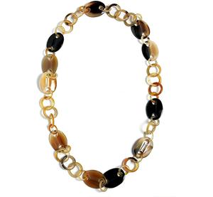 Handmade Modern Style Buffalo Horn Necklaces for <b>Women</b> Trapezium Shaped Horn Pendant Personal <b>Gift</b> <b>Set</b> - Product Image 2