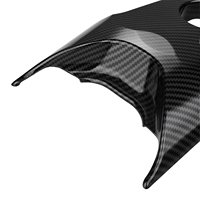 JFG RACING Cache de protection de compartiment de moto électrique Tuttio Soleil 01 Power Cover à motif carbone de haute qualité