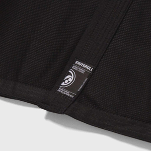 Kimono de Jiu-Jitsu BJJ Shoyorol en coton 100% de haute qualité, couleur noire, unisexe, nouvelle arrivée, logo personnalisé - Product Image 4